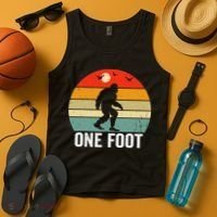 Foot Amputee Funny Amputee Big Foot Limb Loss Awareness Tank Top thumb 4