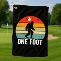 Foot Amputee Funny Amputee Big Foot Limb Loss Awareness Golf Towel thumb 1