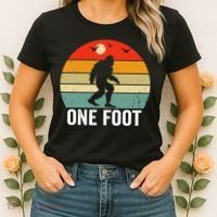 Foot Amputee Funny Amputee Big Foot Limb Loss Awareness Women's T-Shirt thumb 2