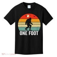 Foot Amputee Funny Amputee Big Foot Limb Loss Awareness Kids T-Shirt thumb 0