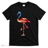 Flamingo American Flag Vintage American Flamingo T-Shirt thumb 0