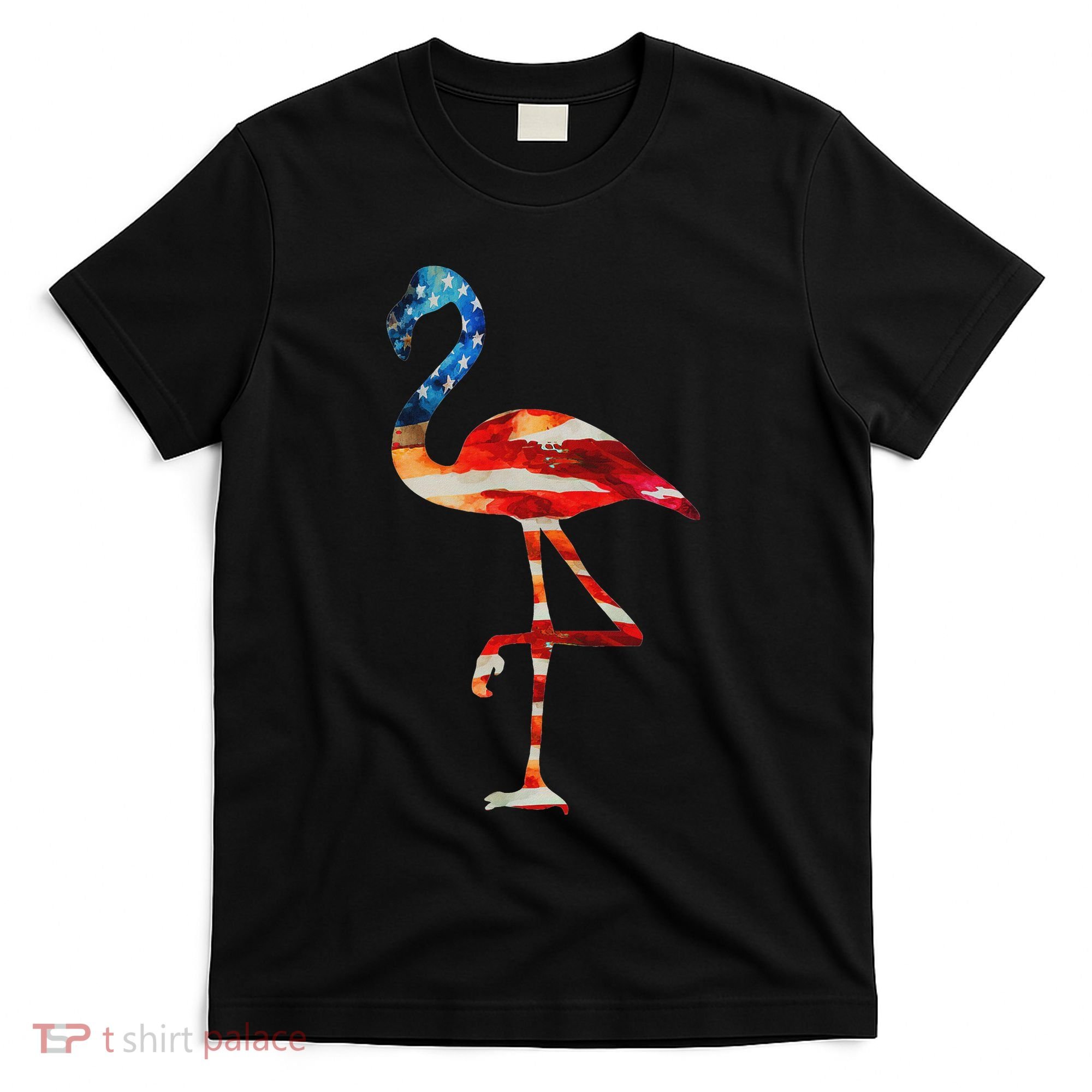 Flamingo American Flag Vintage American Flamingo T-Shirt