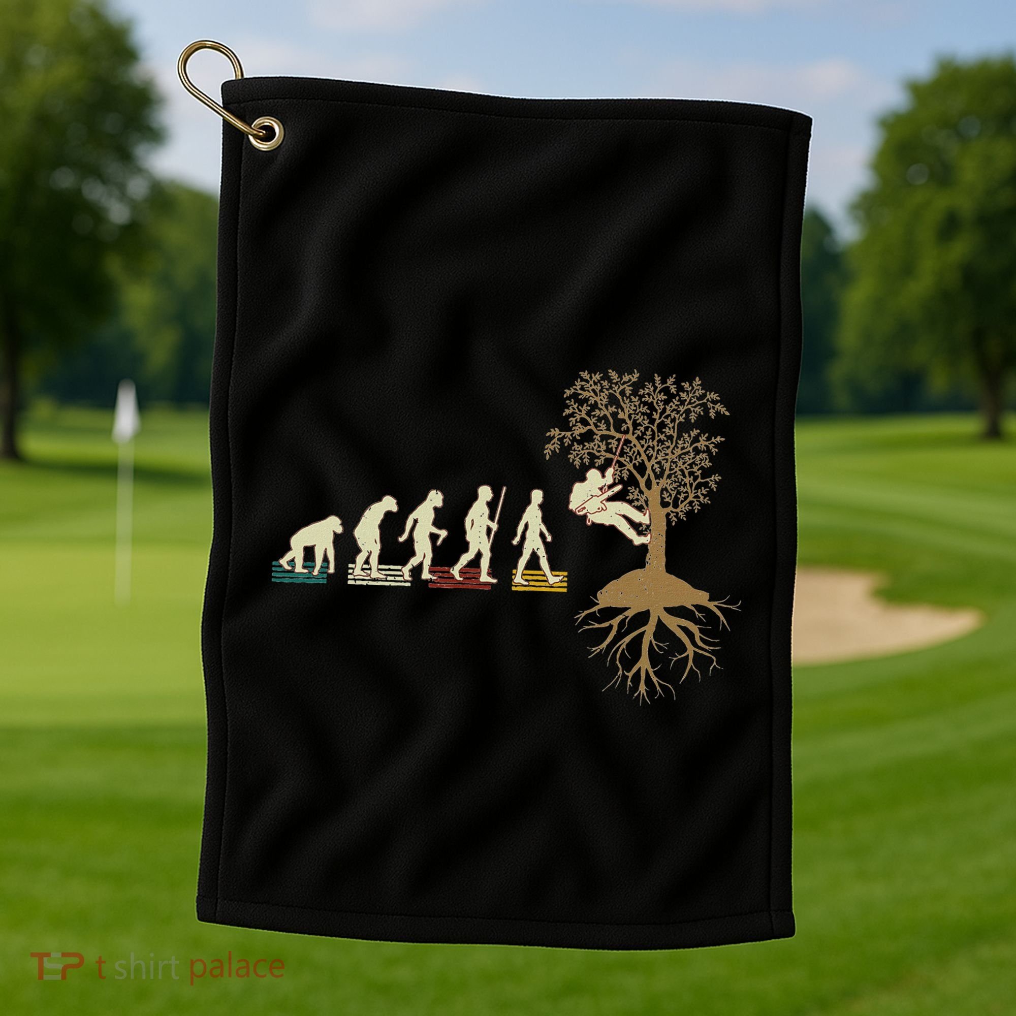 Funny Arborist Golf Towel