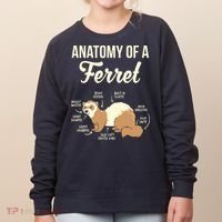 Ferret Anatomy Women's Sweatshirt thumb 0
