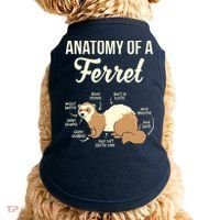 Ferret Anatomy Doggie Tank thumb 0