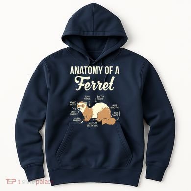 Ferret Anatomy Hoodie