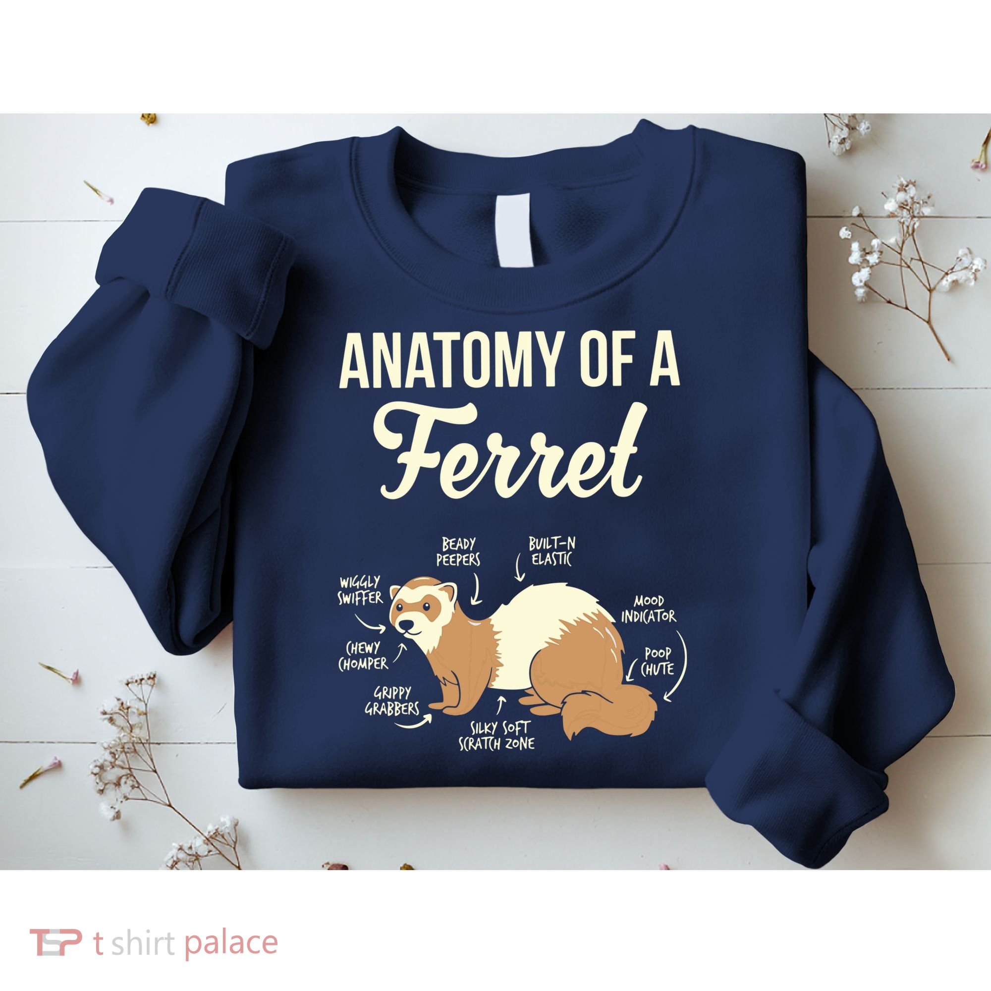 Ferret Anatomy Sweatshirt