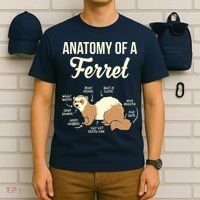 Ferret Anatomy T-Shirt thumb 6