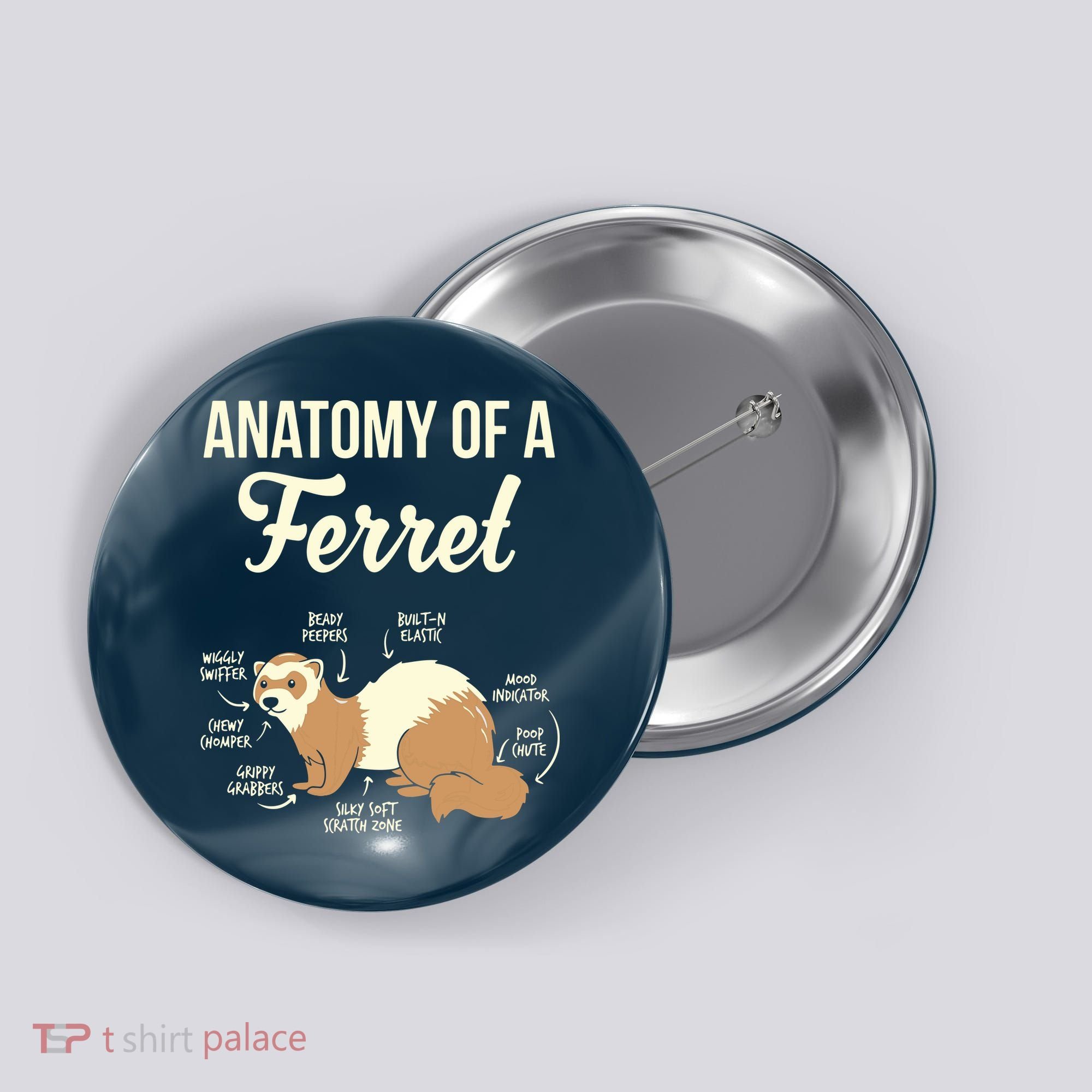 Ferret Anatomy Button