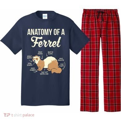 Ferret Anatomy Pajama Set