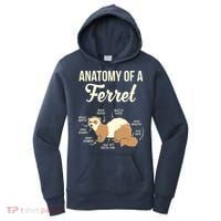 Ferret Anatomy Women's Hoodie thumb 0