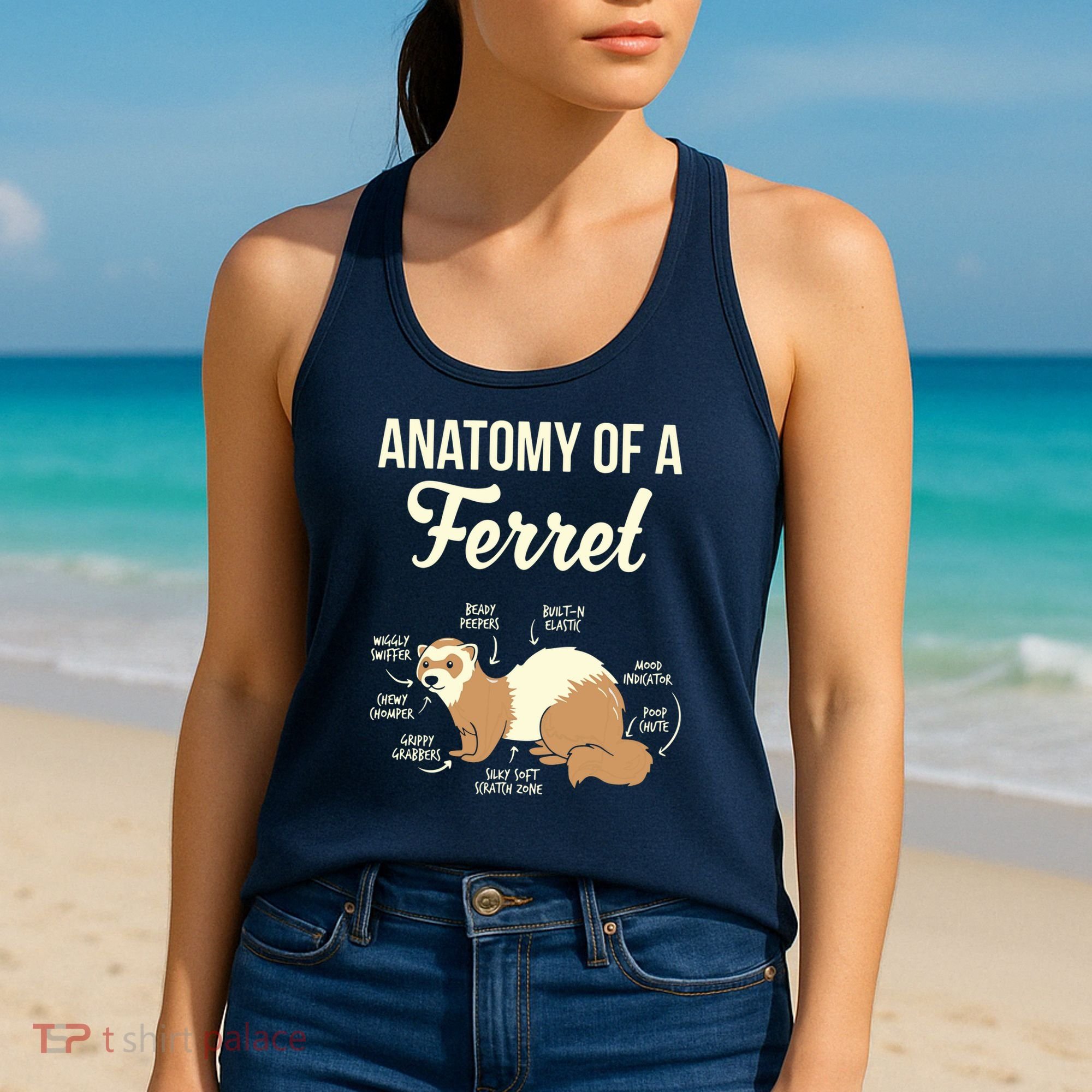 Ferret Anatomy Women's Tank Top