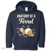 Ferret Anatomy Toddler Hoodie thumb 0