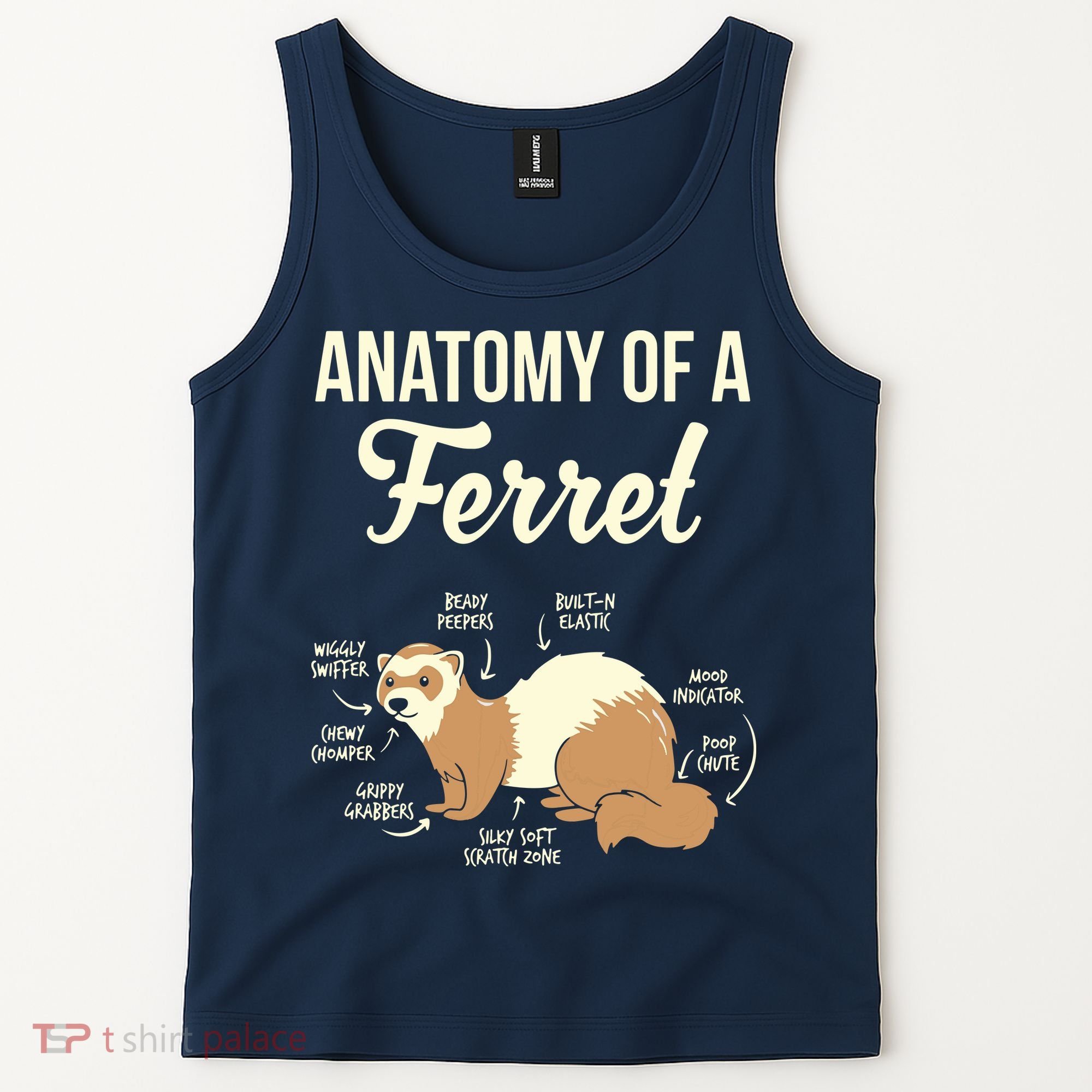 Ferret Anatomy Tank Top