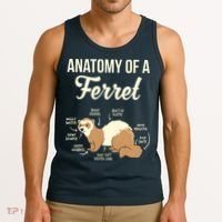 Ferret Anatomy Tank Top thumb 3