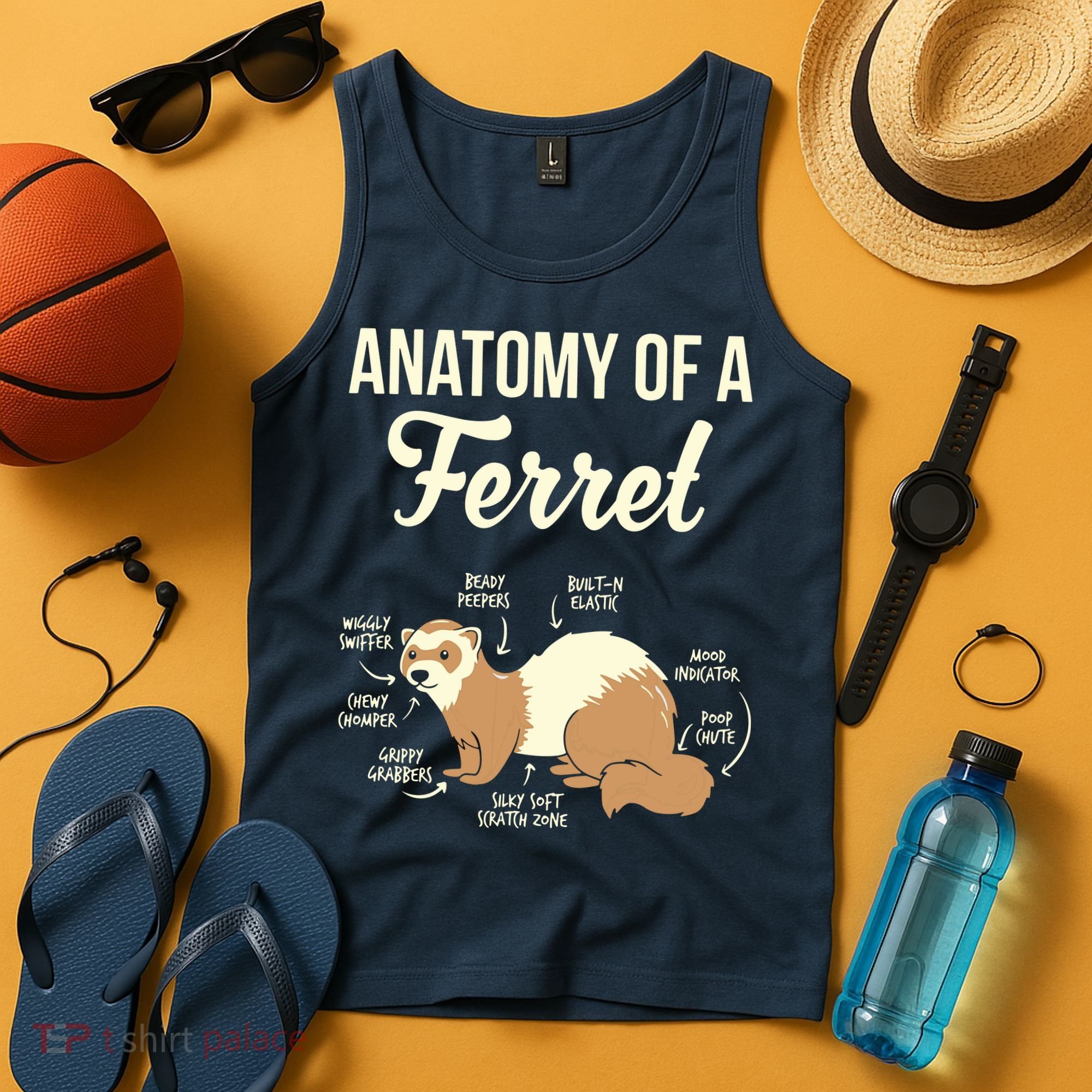 Ferret Anatomy Tank Top