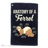 Ferret Anatomy Golf Towel thumb 0