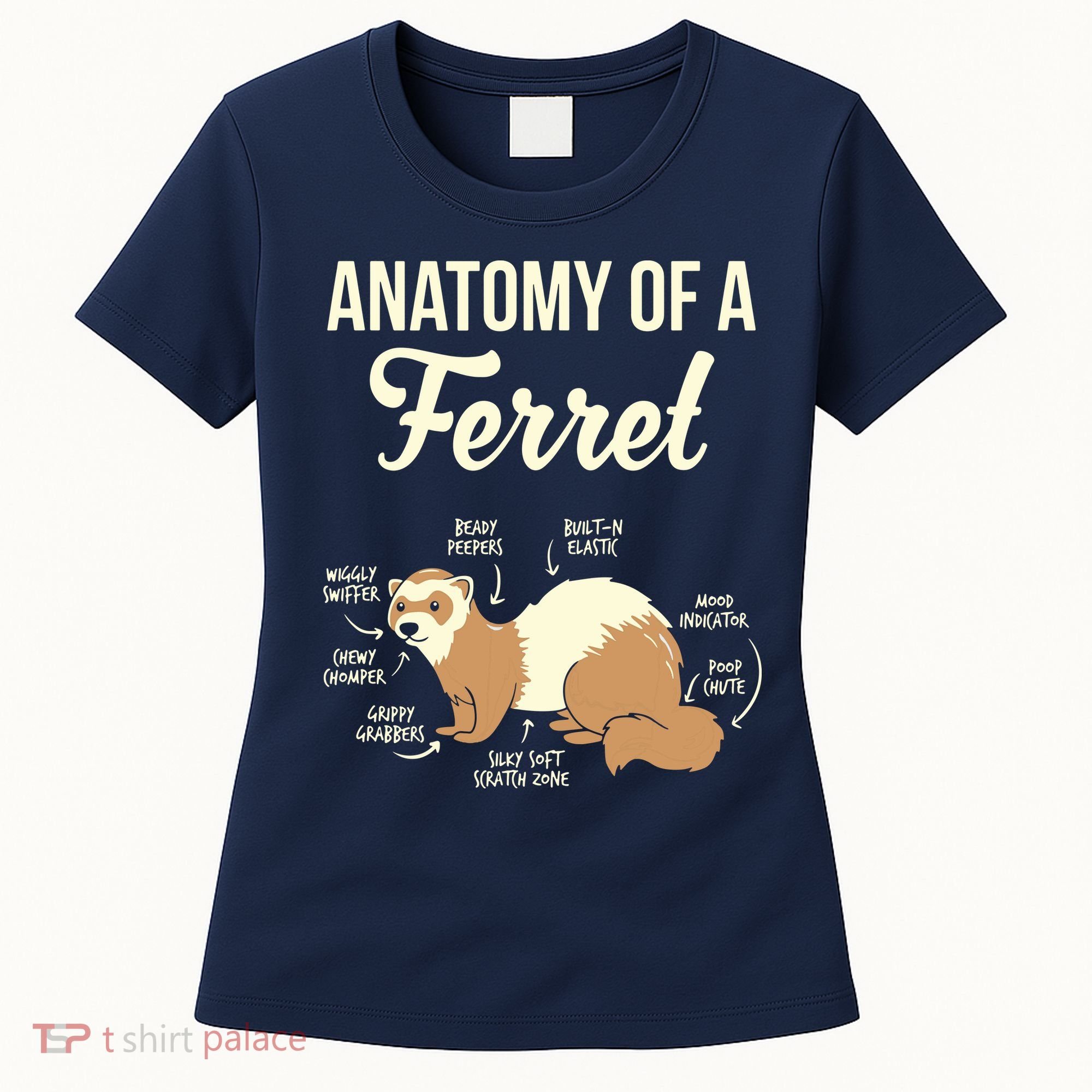 Ferret Anatomy Women's T-Shirt