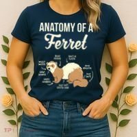 Ferret Anatomy Women's T-Shirt thumb 2