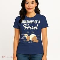 Ferret Anatomy Women's T-Shirt thumb 4