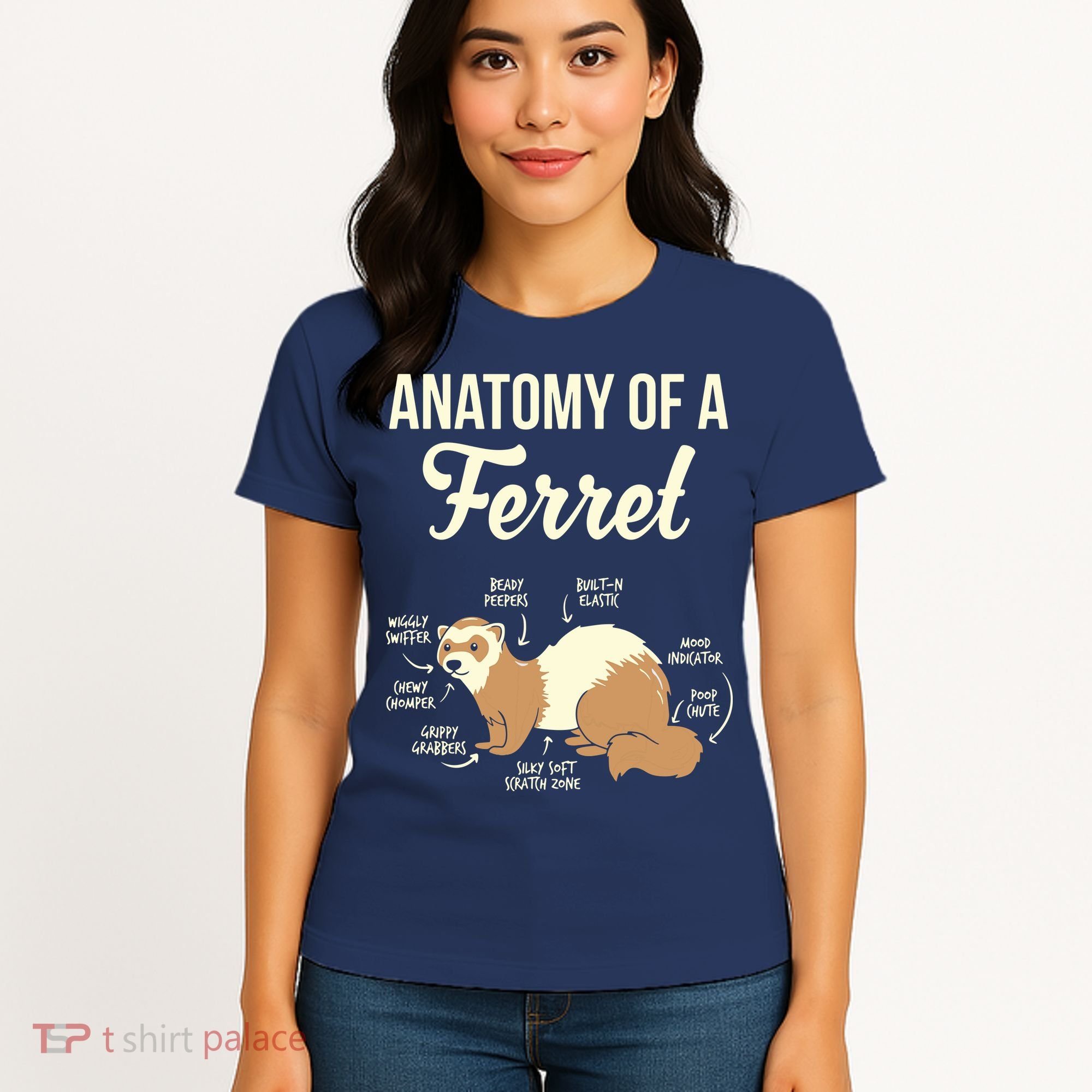 Ferret Anatomy Women's T-Shirt