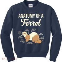Ferret Anatomy Kids Sweatshirt thumb 0