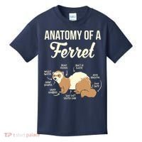 Ferret Anatomy Kids T-Shirt thumb 0