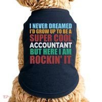 Funny Accountant Gift Accounting Major Bookkeeper CPA Retro Doggie Tank thumb 0