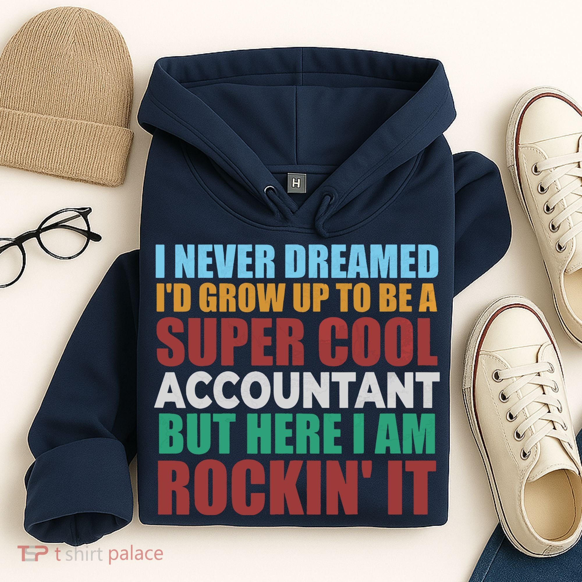 Funny Accountant Gift Accounting Major Bookkeeper CPA Retro Hoodie