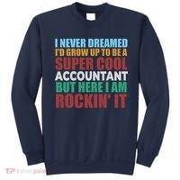 Funny Accountant Gift Accounting Major Bookkeeper CPA Retro Sweatshirt thumb 0