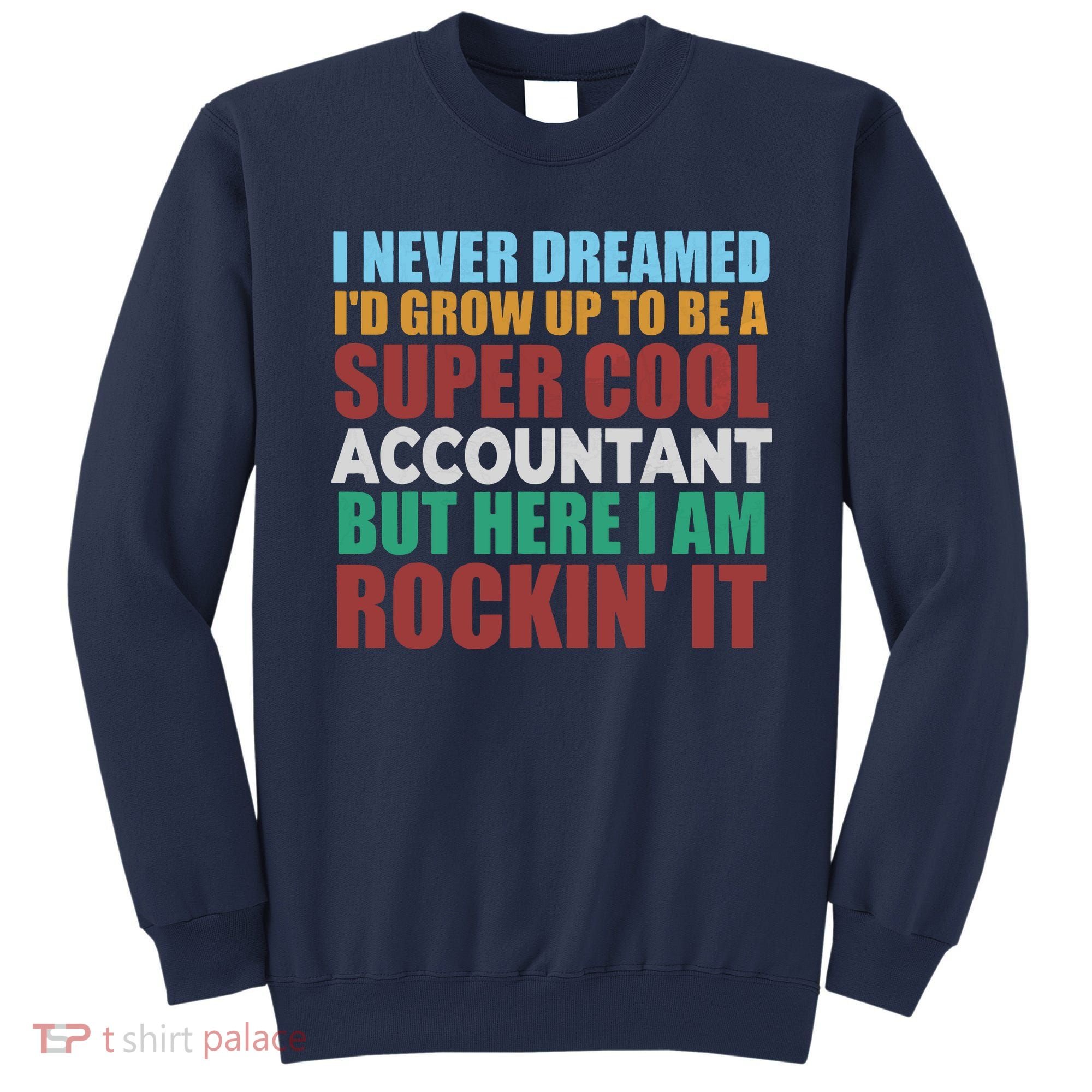 Funny Accountant Gift Accounting Major Bookkeeper CPA Retro Sweatshirt