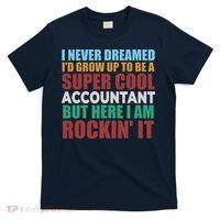 Funny Accountant Gift Accounting Major Bookkeeper CPA Retro T-Shirt thumb 0