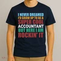 Funny Accountant Gift Accounting Major Bookkeeper CPA Retro T-Shirt thumb 3
