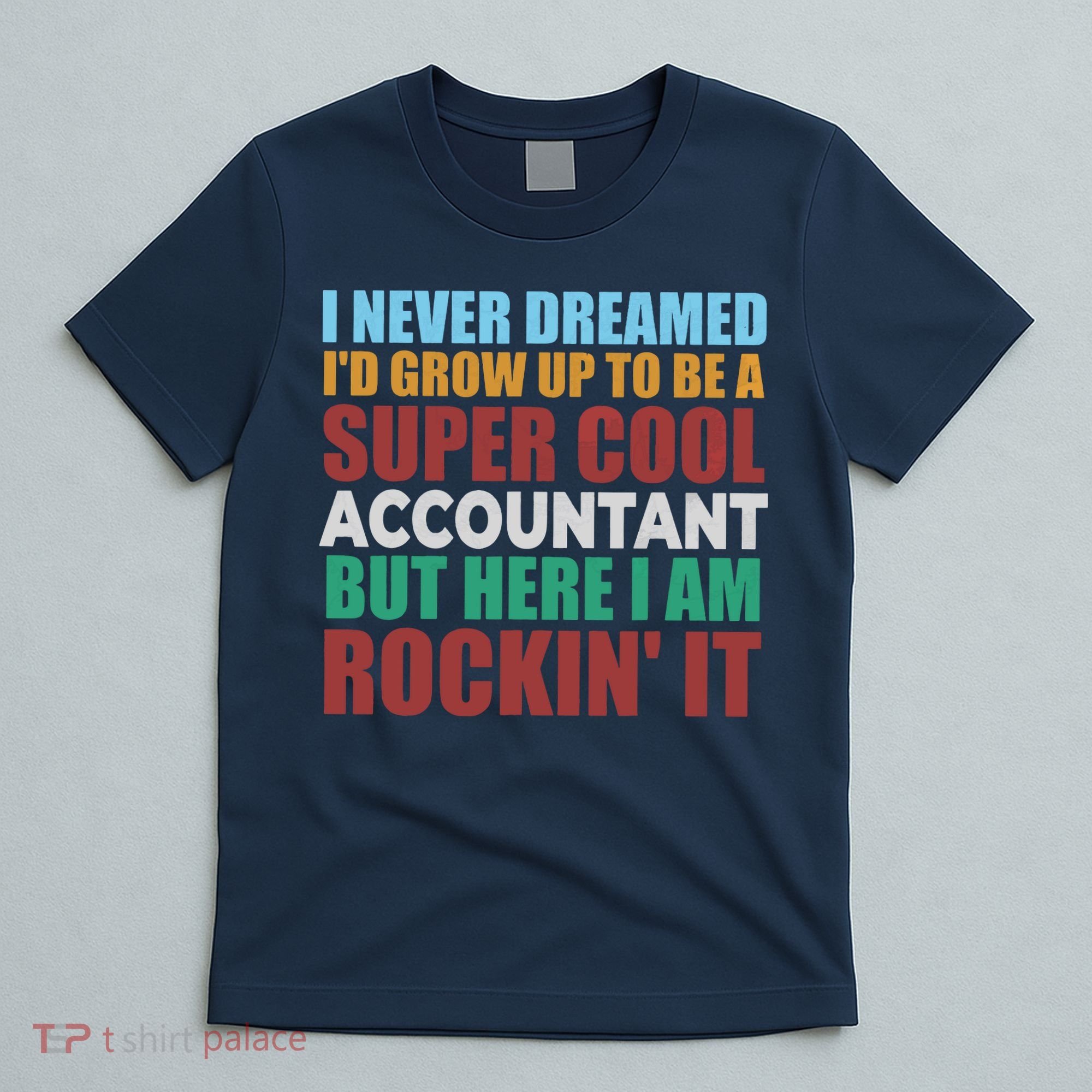 Funny Accountant Gift Accounting Major Bookkeeper CPA Retro T-Shirt