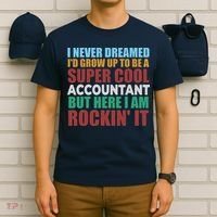 Funny Accountant Gift Accounting Major Bookkeeper CPA Retro T-Shirt thumb 6