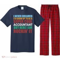 Funny Accountant Gift Accounting Major Bookkeeper CPA Retro Pajama Set thumb 0