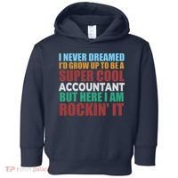 Funny Accountant Gift Accounting Major Bookkeeper CPA Retro Toddler Hoodie thumb 0