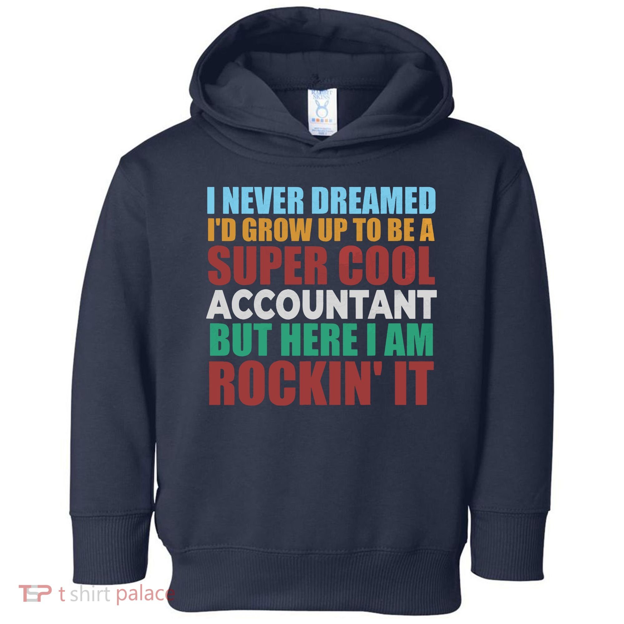 Funny Accountant Gift Accounting Major Bookkeeper CPA Retro Toddler Hoodie
