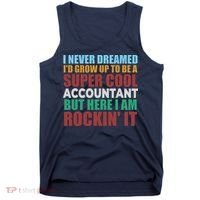 Funny Accountant Gift Accounting Major Bookkeeper CPA Retro Tank Top thumb 0