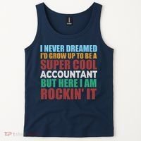 Funny Accountant Gift Accounting Major Bookkeeper CPA Retro Tank Top thumb 2