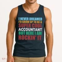 Funny Accountant Gift Accounting Major Bookkeeper CPA Retro Tank Top thumb 3