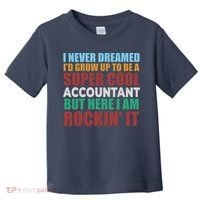 Funny Accountant Gift Accounting Major Bookkeeper CPA Retro Toddler T-Shirt thumb 0