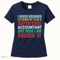 Funny Accountant Gift Accounting Major Bookkeeper CPA Retro Women's T-Shirt thumb 0