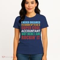 Funny Accountant Gift Accounting Major Bookkeeper CPA Retro Women's T-Shirt thumb 4