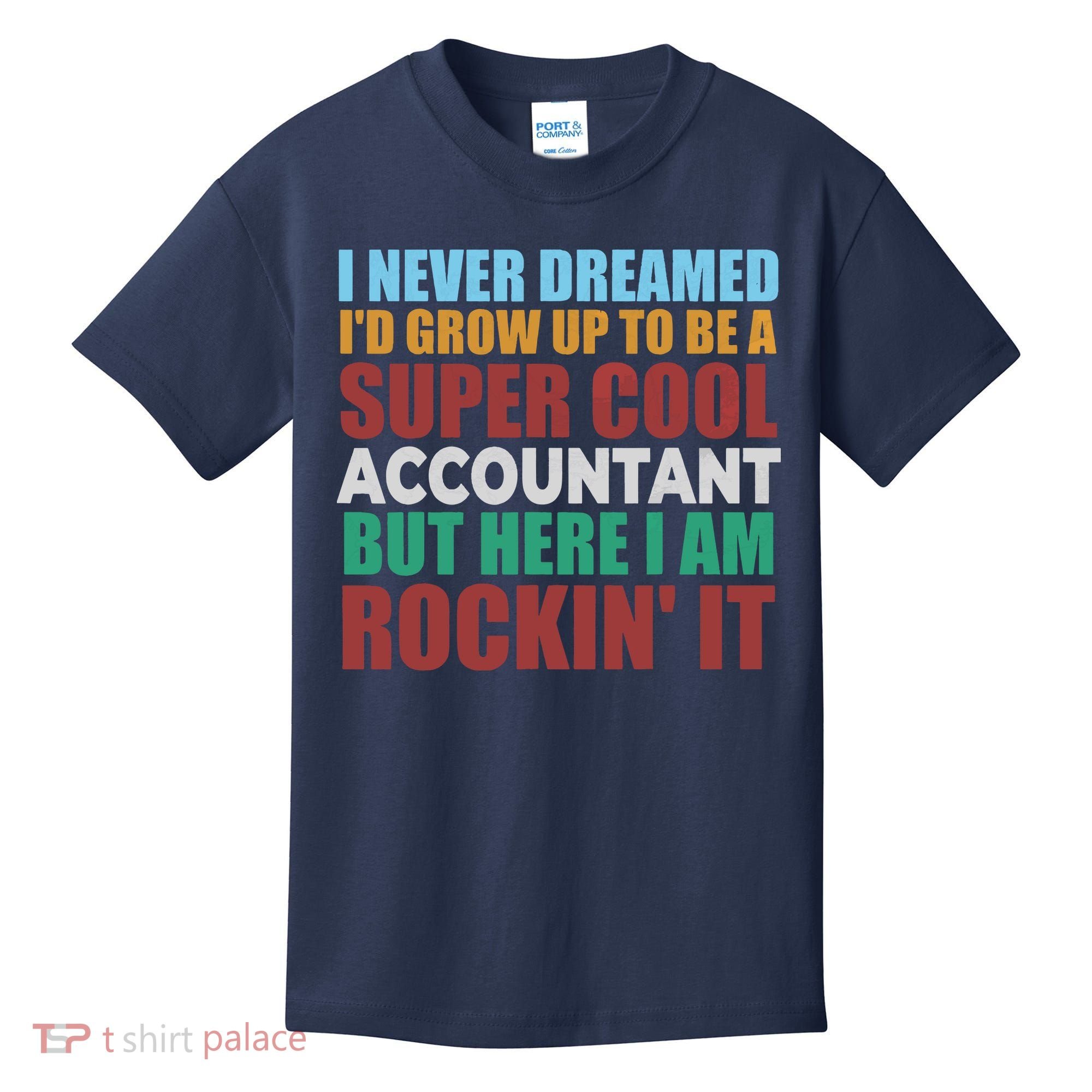 Funny Accountant Gift Accounting Major Bookkeeper CPA Retro Kids T-Shirt