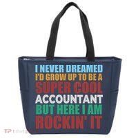 Funny Accountant Gift Accounting Major Bookkeeper CPA Retro Tote Bag thumb 0