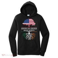 Funny American Grown With Irish Roots Ireland Gift Women's Hoodie thumb 0