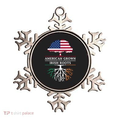 Funny American Grown With Irish Roots Ireland Gift Ornament