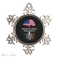 Funny American Grown With Irish Roots Ireland Gift Ornament thumb 0