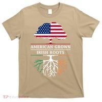 Funny American Grown With Irish Roots Ireland Gift T-Shirt thumb 0